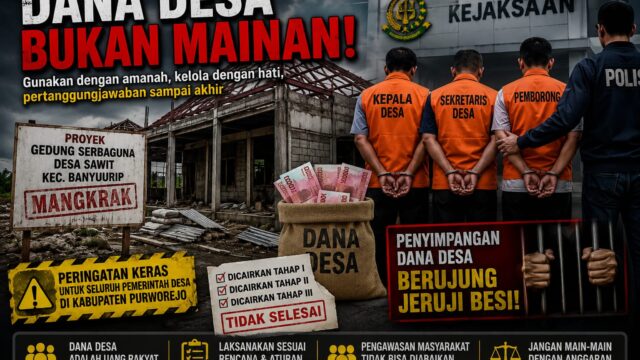 Mangkraknya Proyek Gedung Serbaguna Desa Sawit Jadi Alarm Keras: Jangan Main-Main dengan Dana Desa