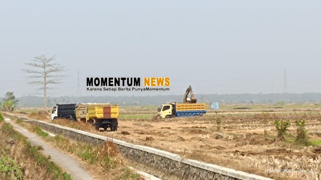 Galian C di Sawah Grabag Disorot, Legalitas Dipertanyakan